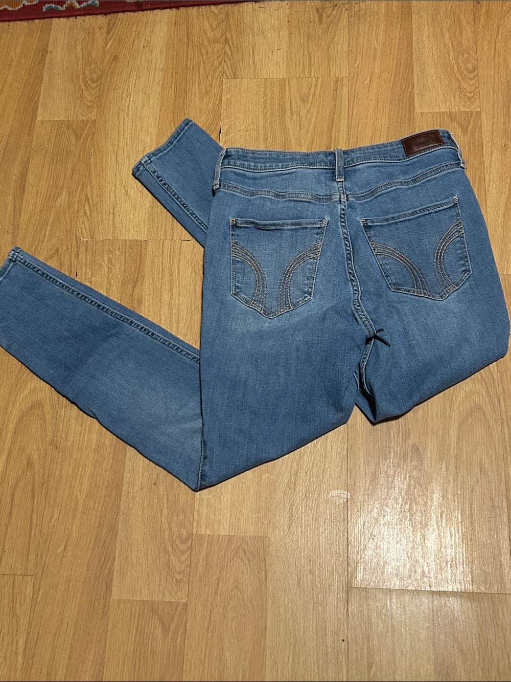 Hollister Light Blue Skinny Jeans Size 11R-W30/L26